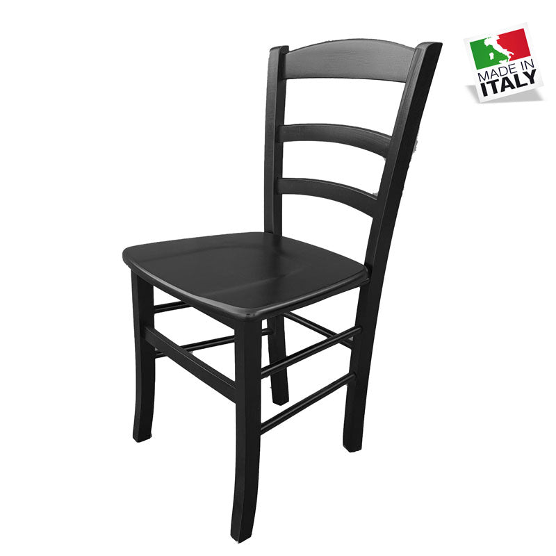 Sedia Paesana Massello Nera