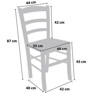 Sedia Paesana Paglia Grezza - La Dea Sedia