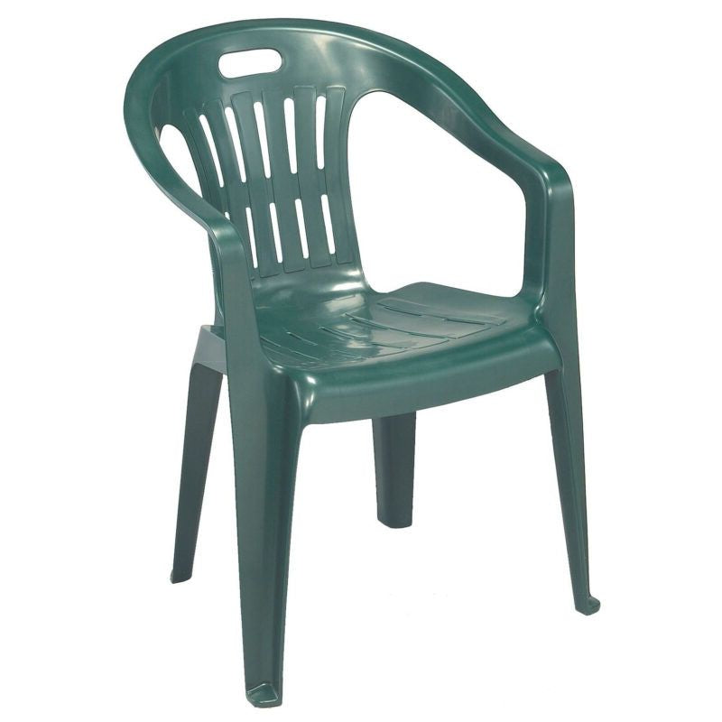 4 Sedie Piona da giardino in resina verdi – Arredo Esterno
