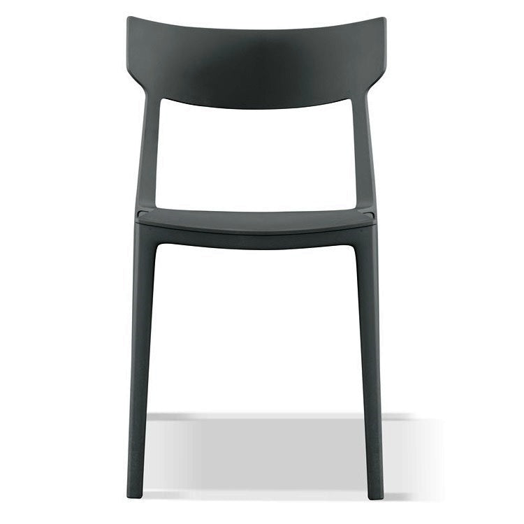 Sedia Amalfi Nera in polipropilene 4 Pz