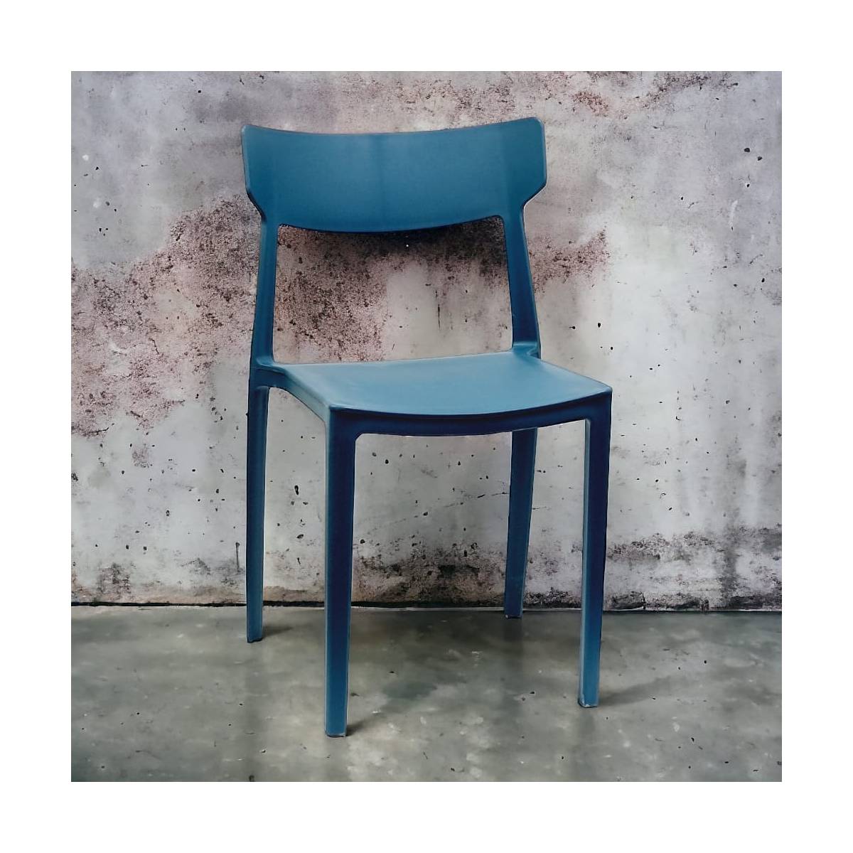 Sedia Amalfi Ottanio in polipropilene 4 Pz 3