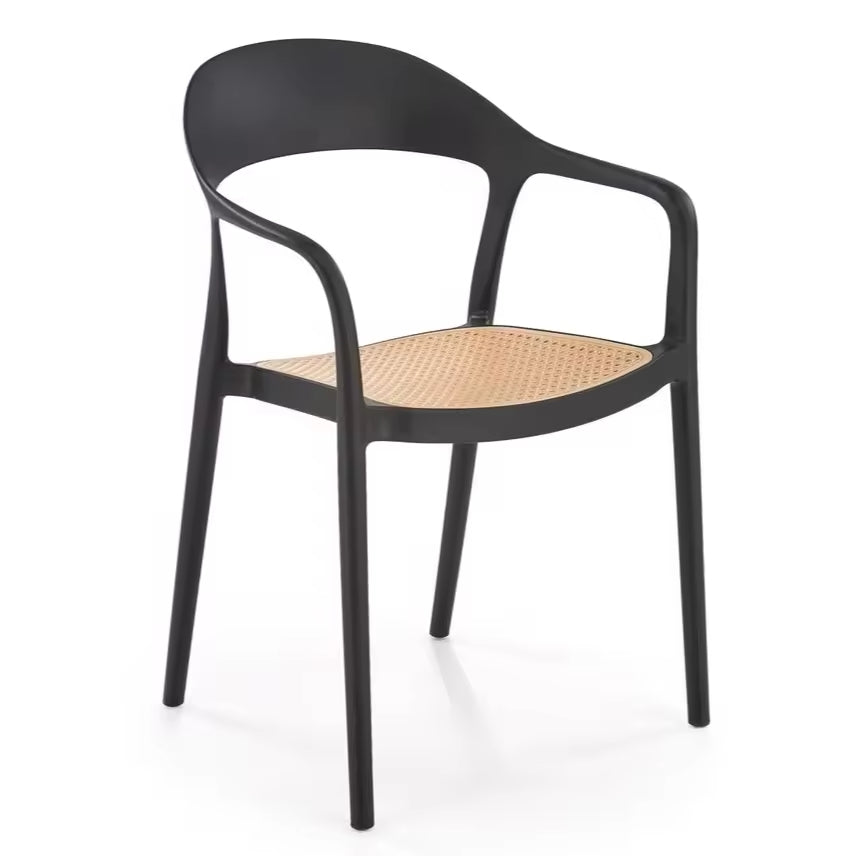 Sedia Belaria Nera in polipropilene 9