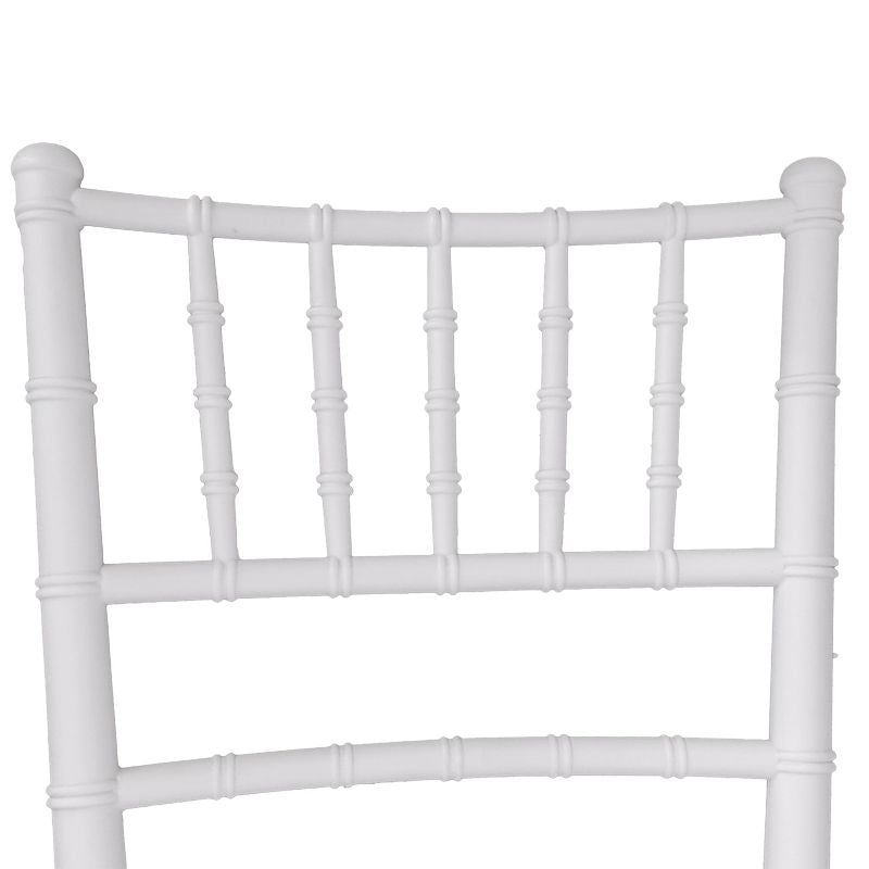 Sedia Chiavarina bianca in resina 12