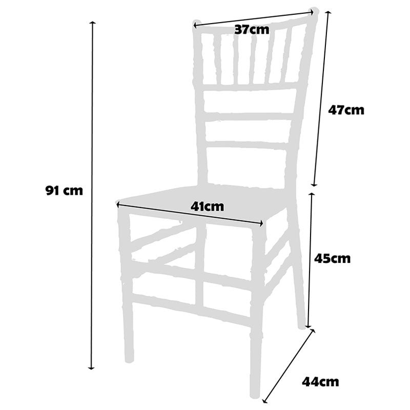 Sedia Chiavarina bianca in resina 10