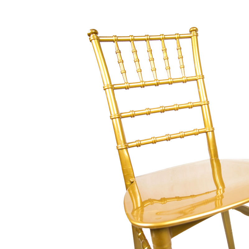 Sedia Chiavarina Oro Lucido in Resina 3