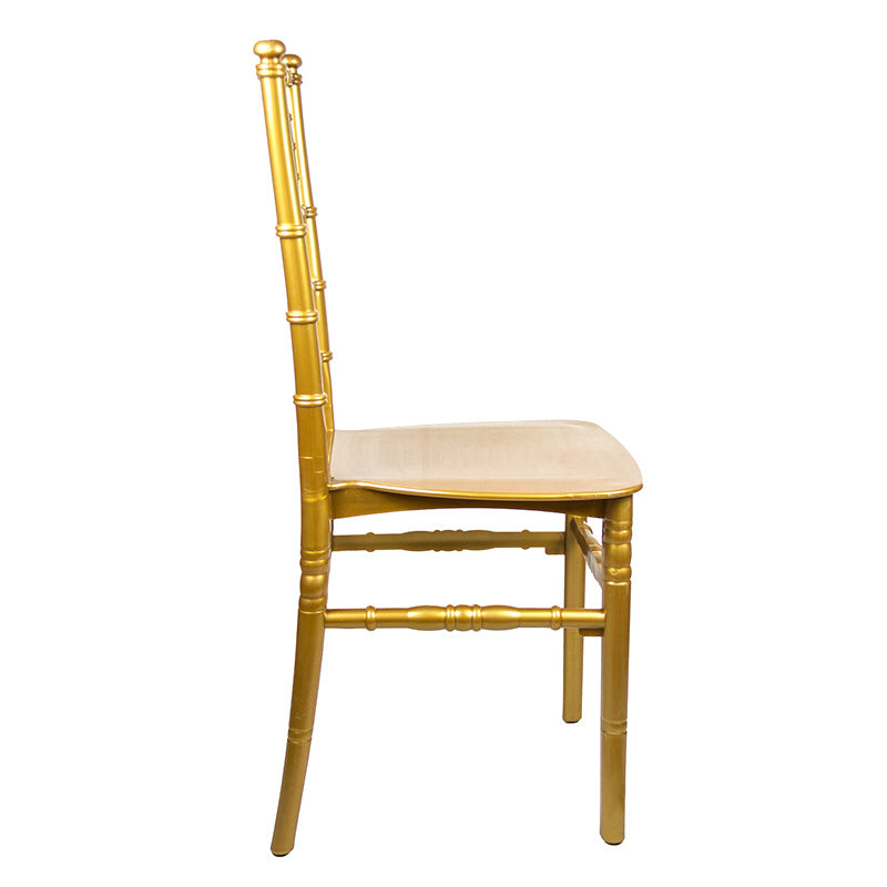 Sedia Chiavarina Oro Lucido in Resina 4