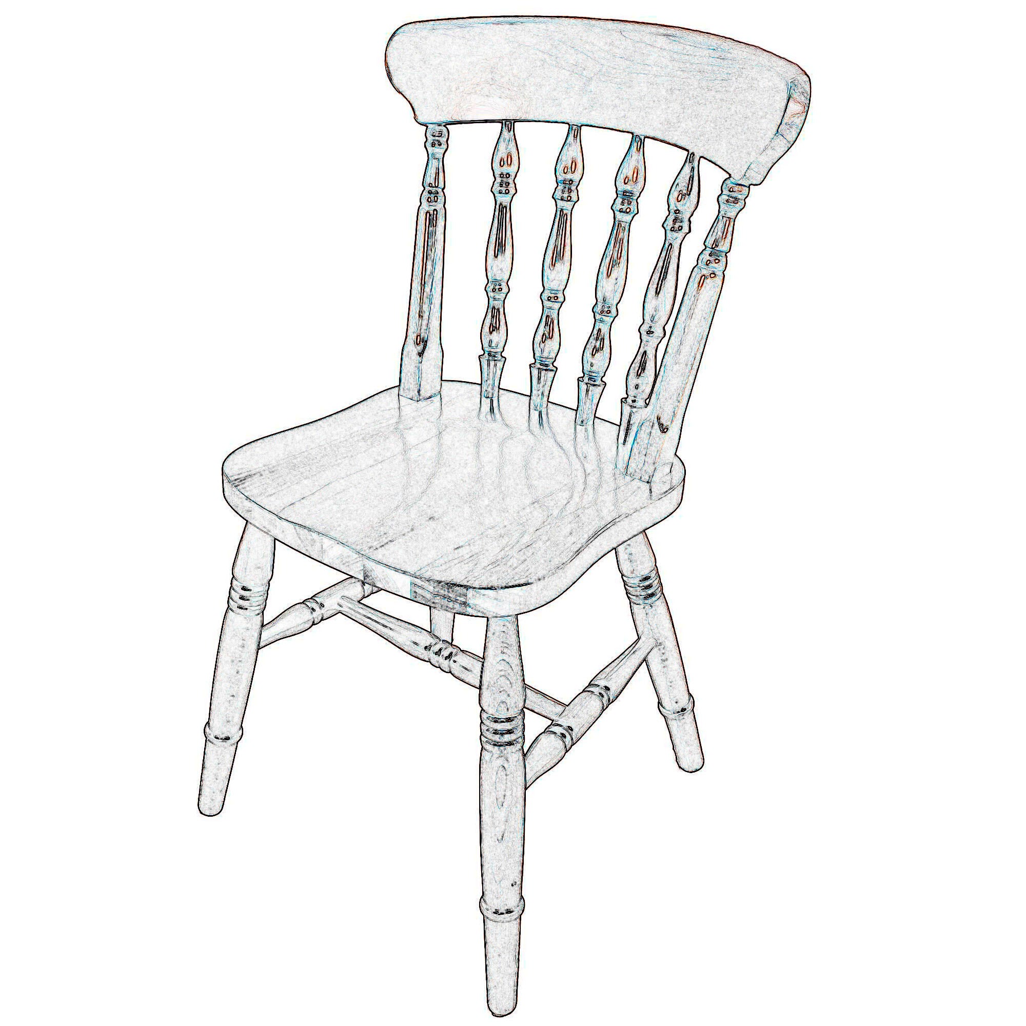 Sedia Country Noce Old America 8