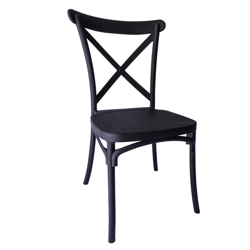 Sedia Cross Nera  - La Dea Sedia 6