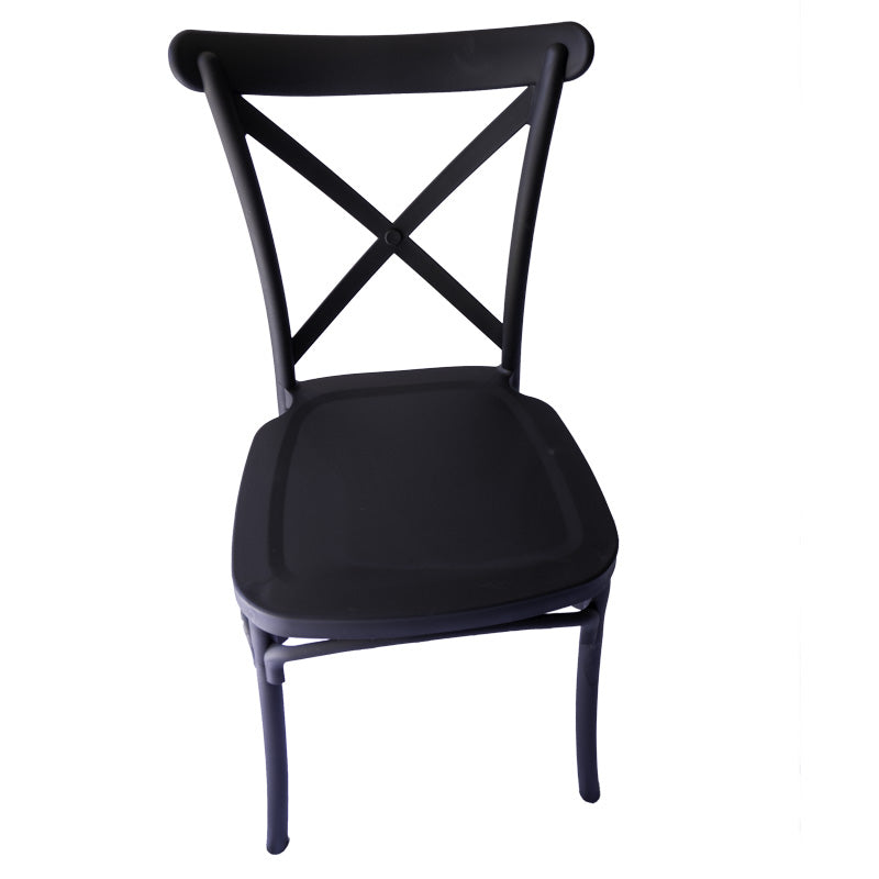 Sedia Cross Nera  - La Dea Sedia 3