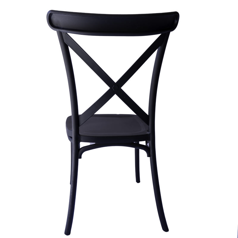Sedia Cross Nera  - La Dea Sedia 5