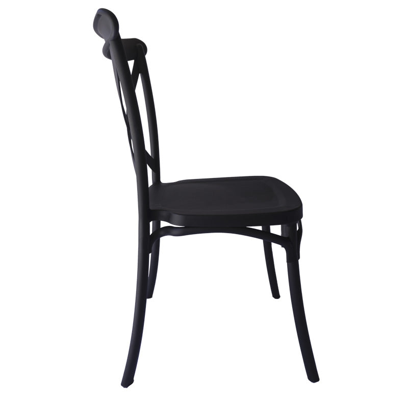 Sedia Cross Nera  - La Dea Sedia 4