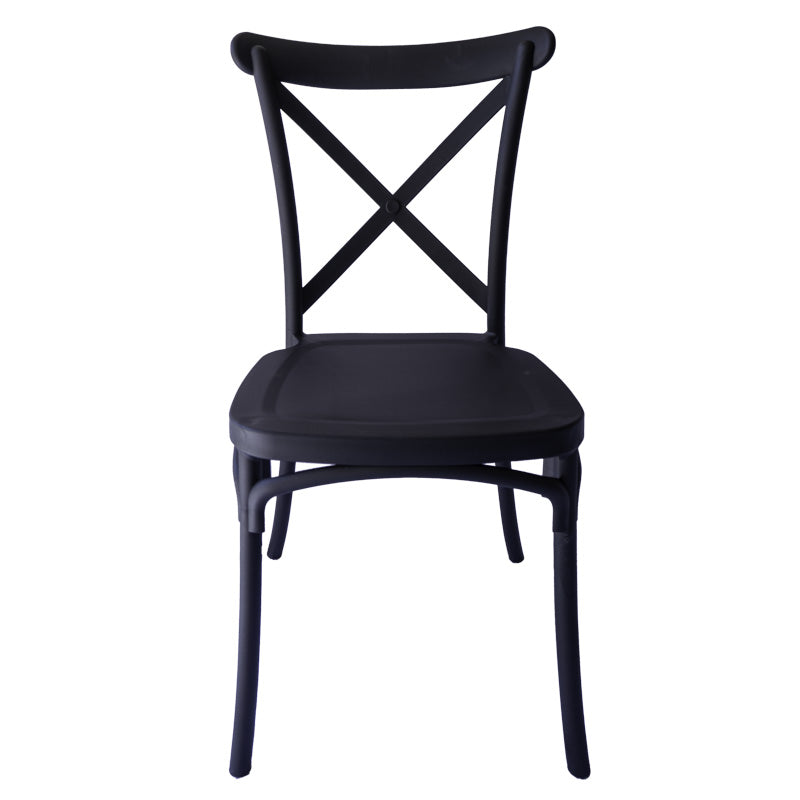 Sedia Cross Nera  - La Dea Sedia 7