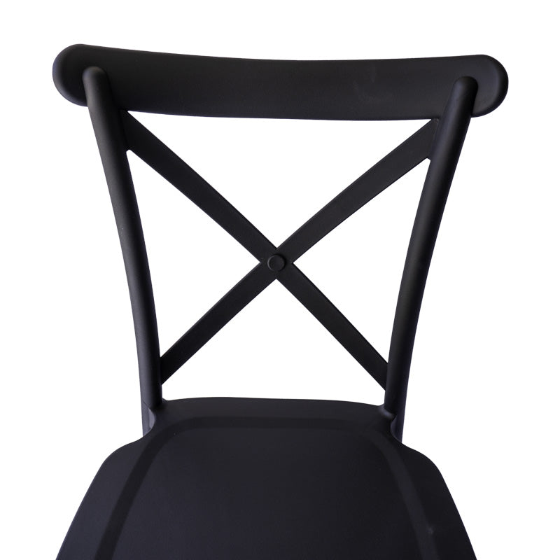 Sedia Cross Nera  - La Dea Sedia 9