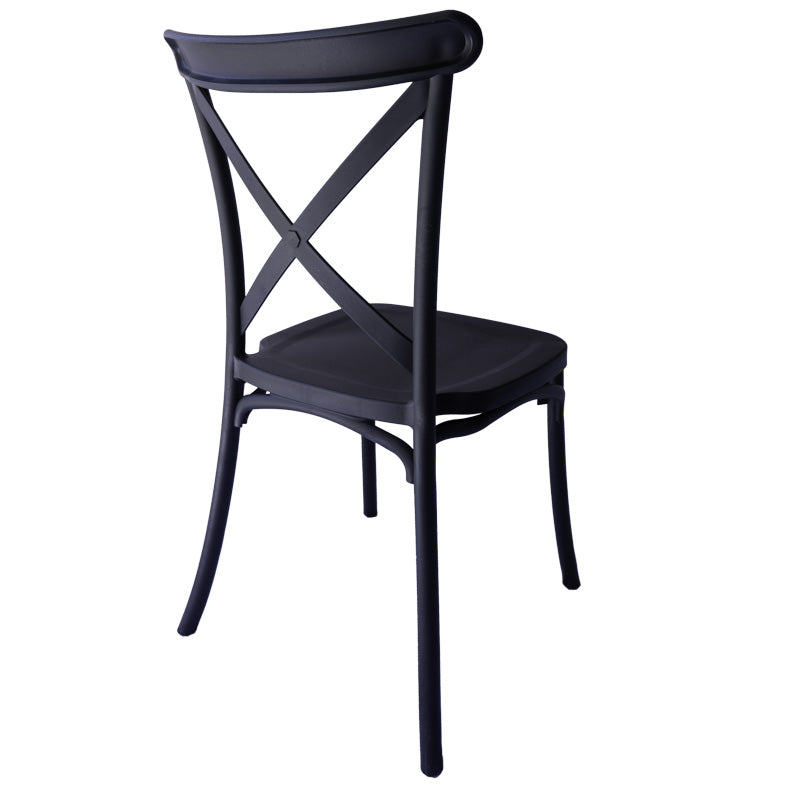 Sedia Cross Nera  - La Dea Sedia 8