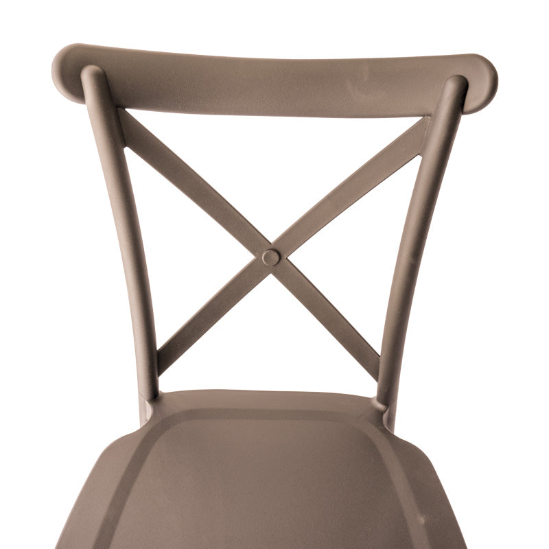 Sedia Cross tortora  - La Dea Sedia