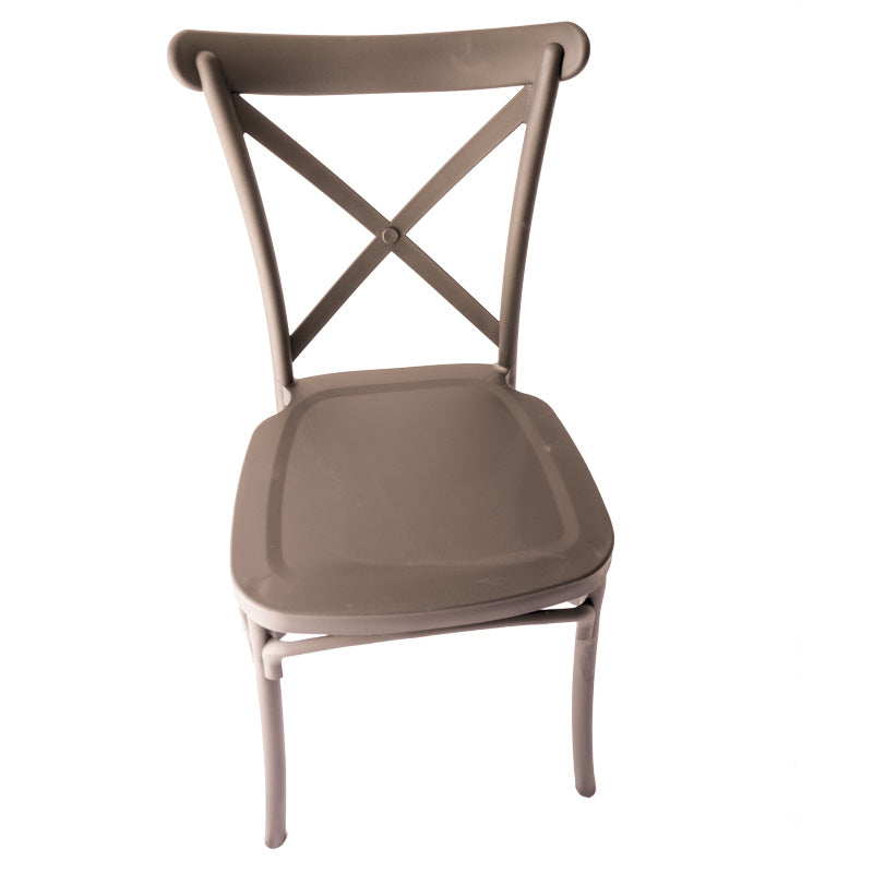 Sedia Cross tortora  - La Dea Sedia 6