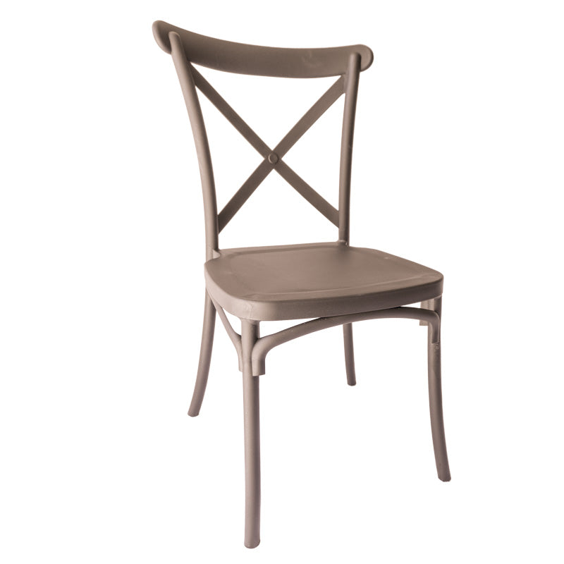 Sedia Cross tortora  - La Dea Sedia 8