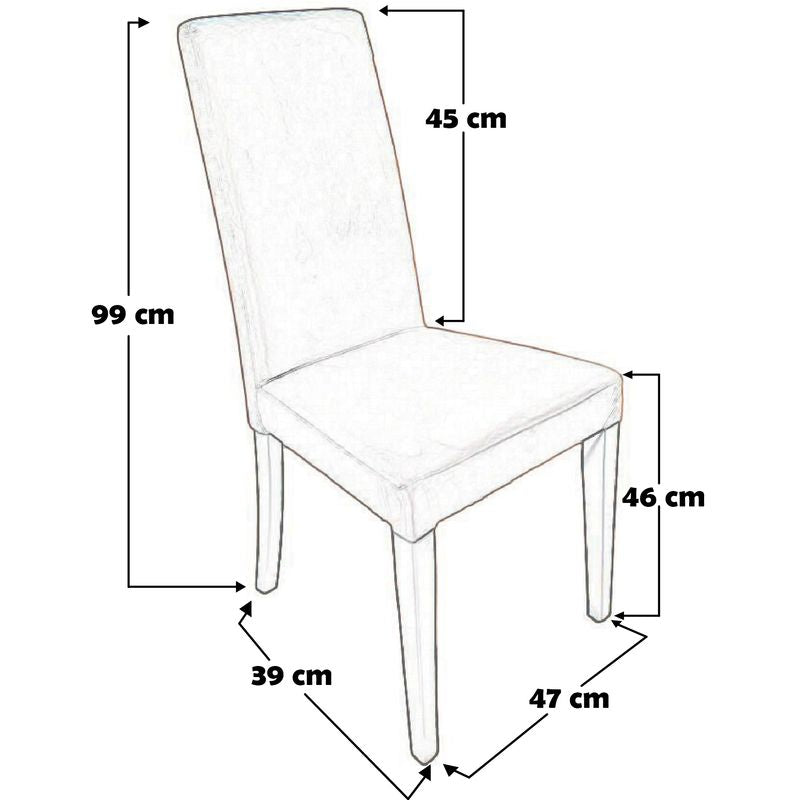 Sedia Denver grigia 7