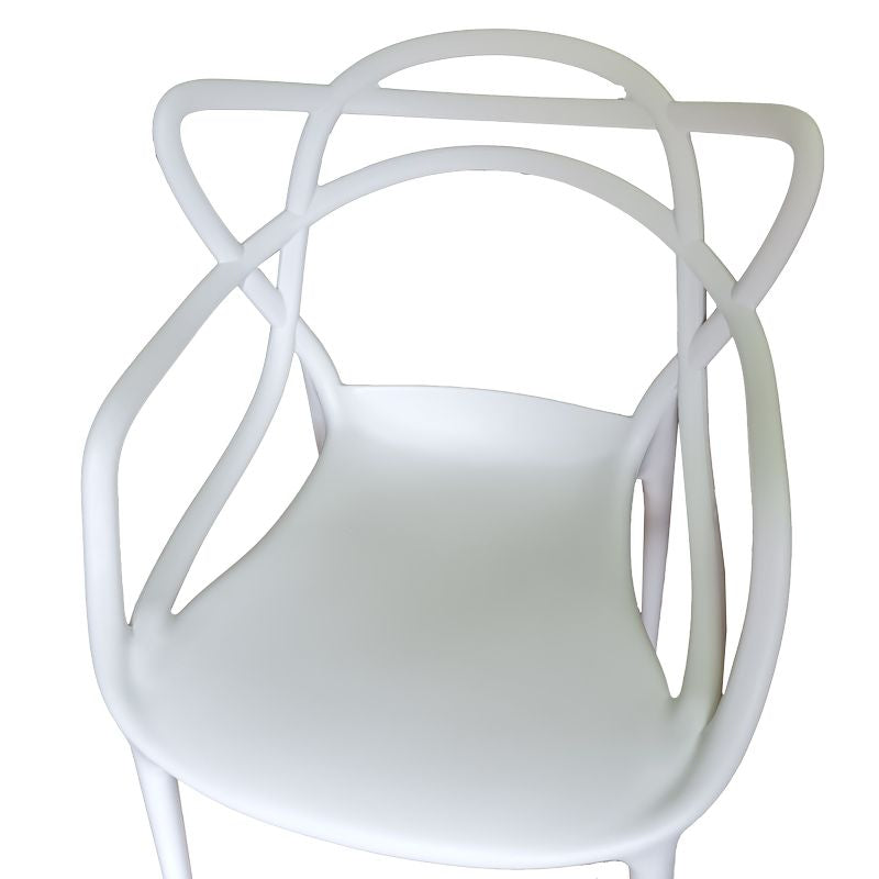 Sedia Design Bianca in Polipropilene - La Dea Sedia 6