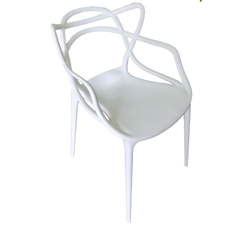 Sedia Design Bianca in Polipropilene - La Dea Sedia 3