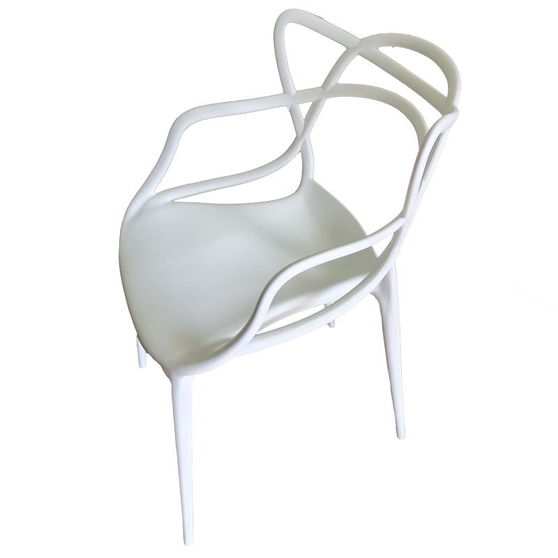 Sedia Design Bianca in Polipropilene - La Dea Sedia