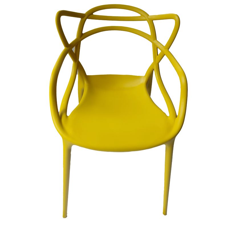 Sedia Design Senape in Polipropilene - La Dea Sedia 4