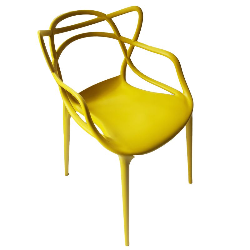 Sedia Design Senape in Polipropilene - La Dea Sedia