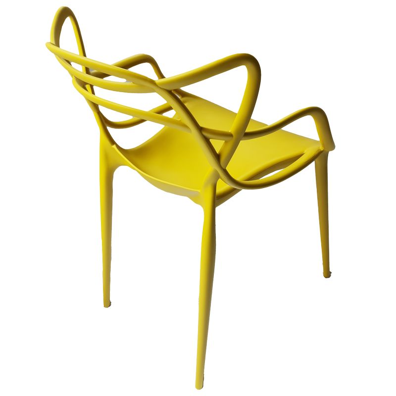 Sedia Design Senape in Polipropilene - La Dea Sedia 3