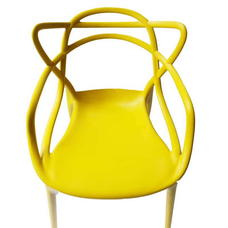 Sedia Design Senape in Polipropilene - La Dea Sedia 5