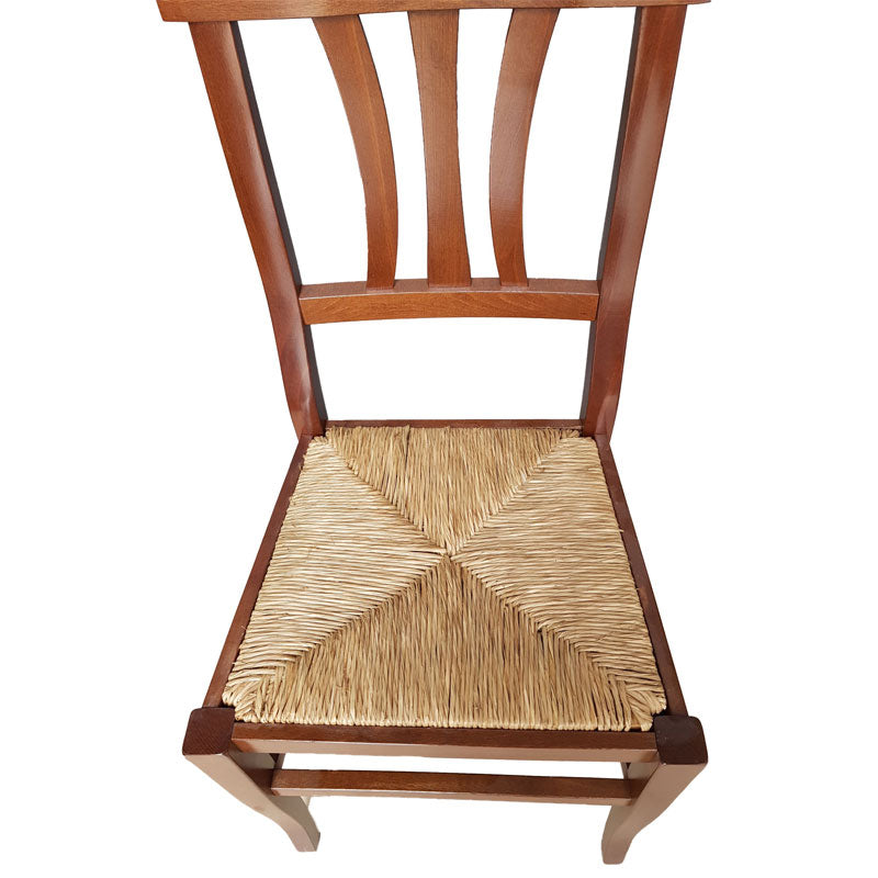 Sedia Laura Paglia Noce 9