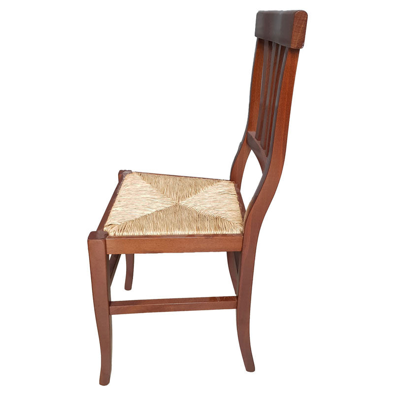 Sedia Laura Paglia Noce 8