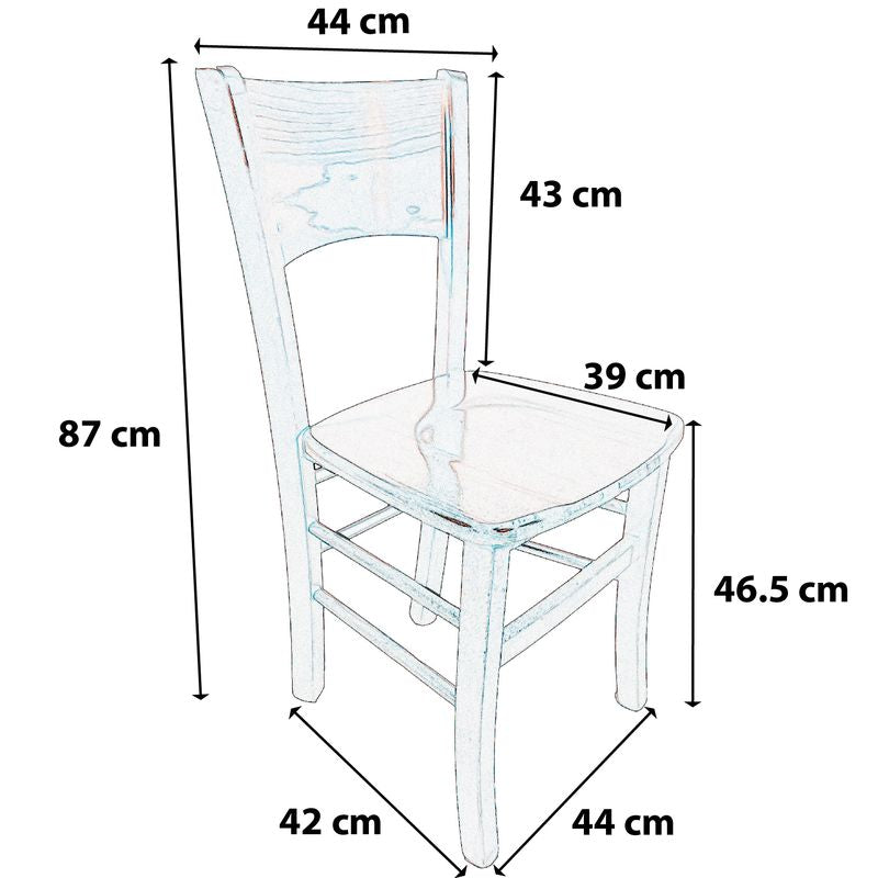 Sedia Lucy Bianca Imbottita Ecopelle 5