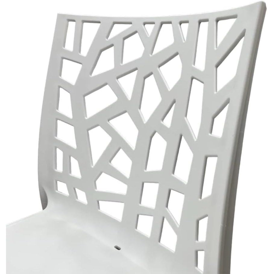 Sedia Matrix Bianche senza braccioli – Set 4 pezzi – Arredo Esterno 4