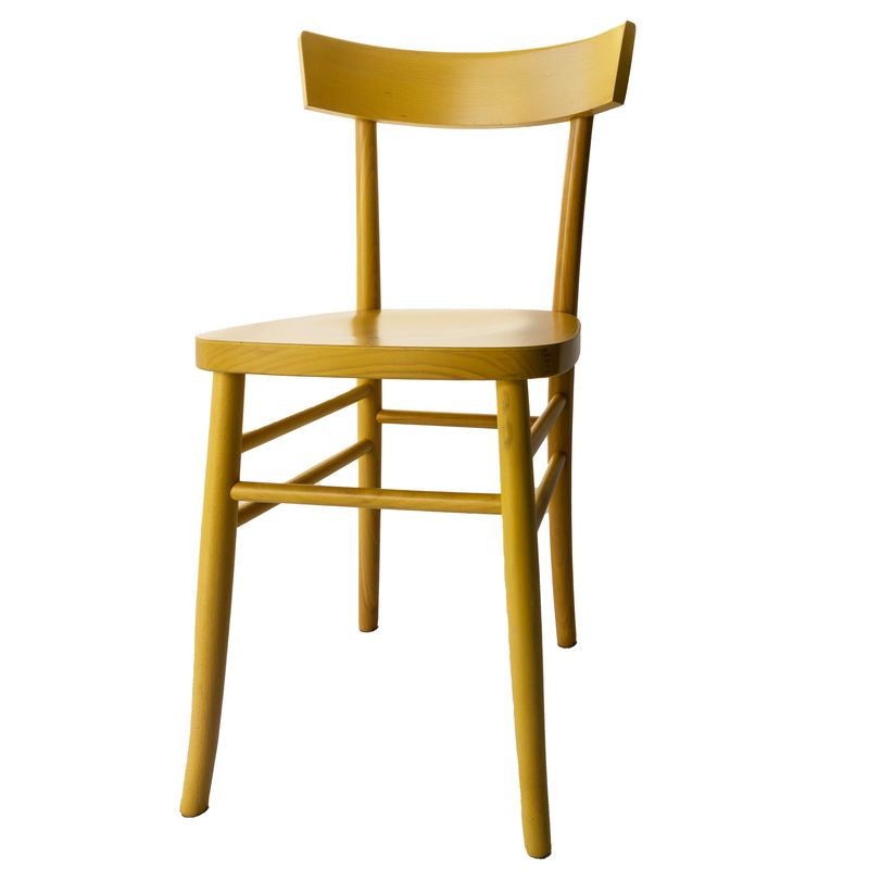 Sedia Milano Anilina Gialla - La Dea Sedia 3