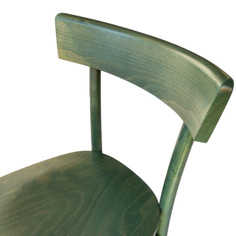 Sedia Milano Anilina Verde - La Dea Sedia