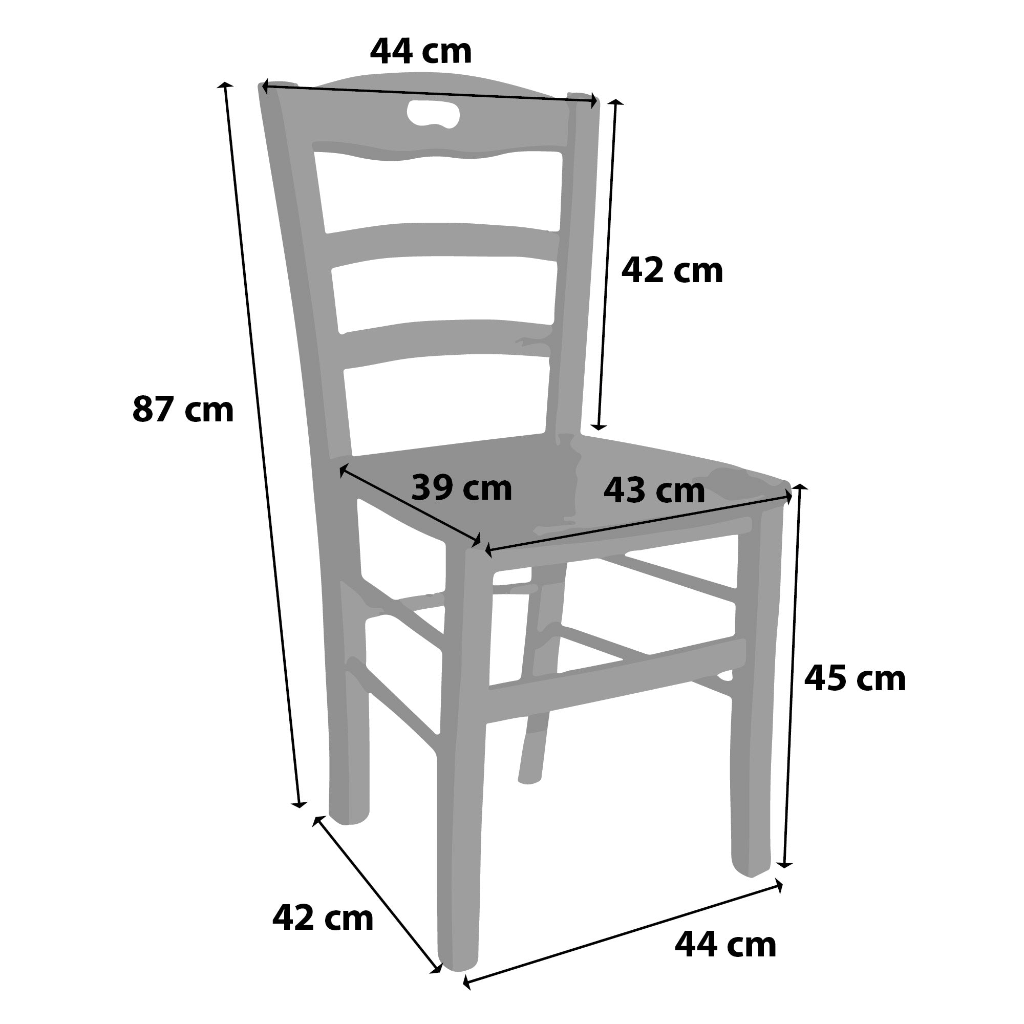 Stock Sedia Paesana Massello Naturale 3