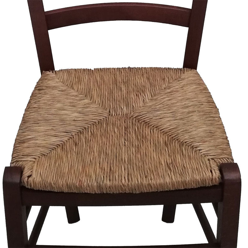 Sedia Paesana Paglia Noce h45 5