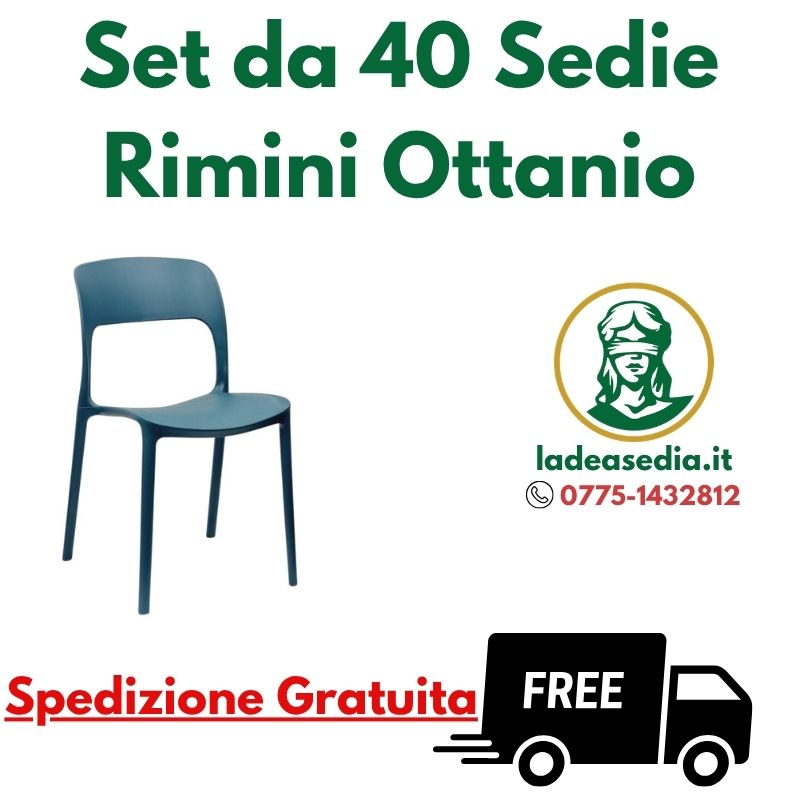 Set da 40 Sedie Rimini da esterno - La Dea Sedia 4
