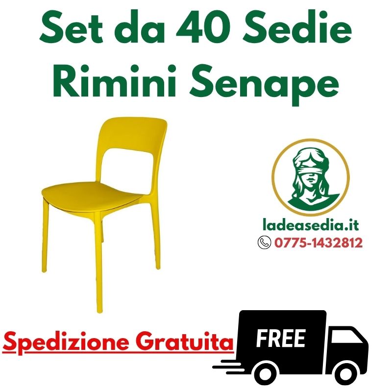 Set da 40 Sedie Rimini da esterno - La Dea Sedia 5