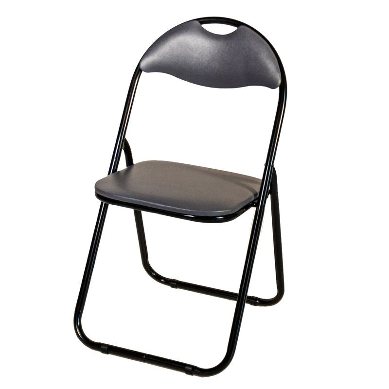 Set 6 Sedie Pieghevoli seduta in PVC Grigio