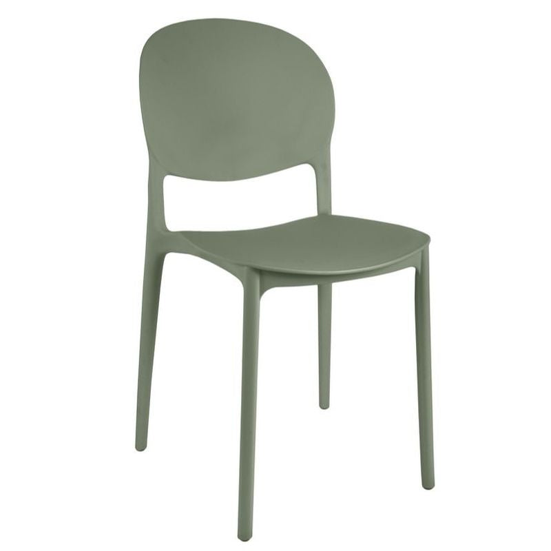 Set 4 sedie impilabili monoblocco Malacca - La Dea Sedia 3