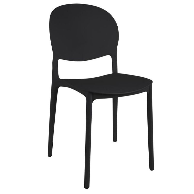 Set 4 sedie impilabili monoblocco Malacca - La Dea Sedia