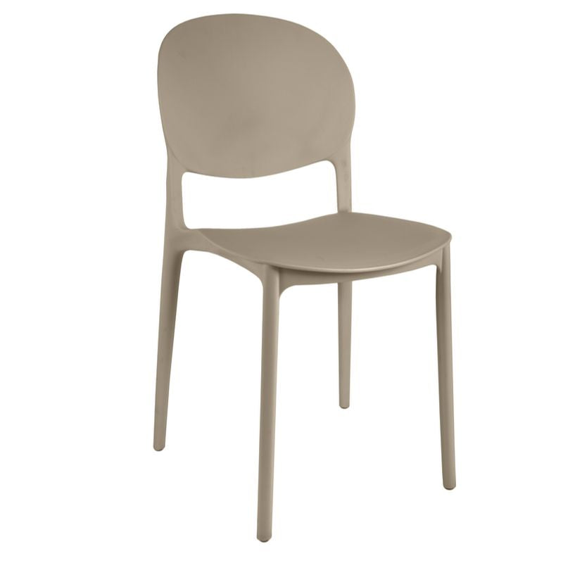 Set 4 sedie impilabili monoblocco Malacca - La Dea Sedia 4