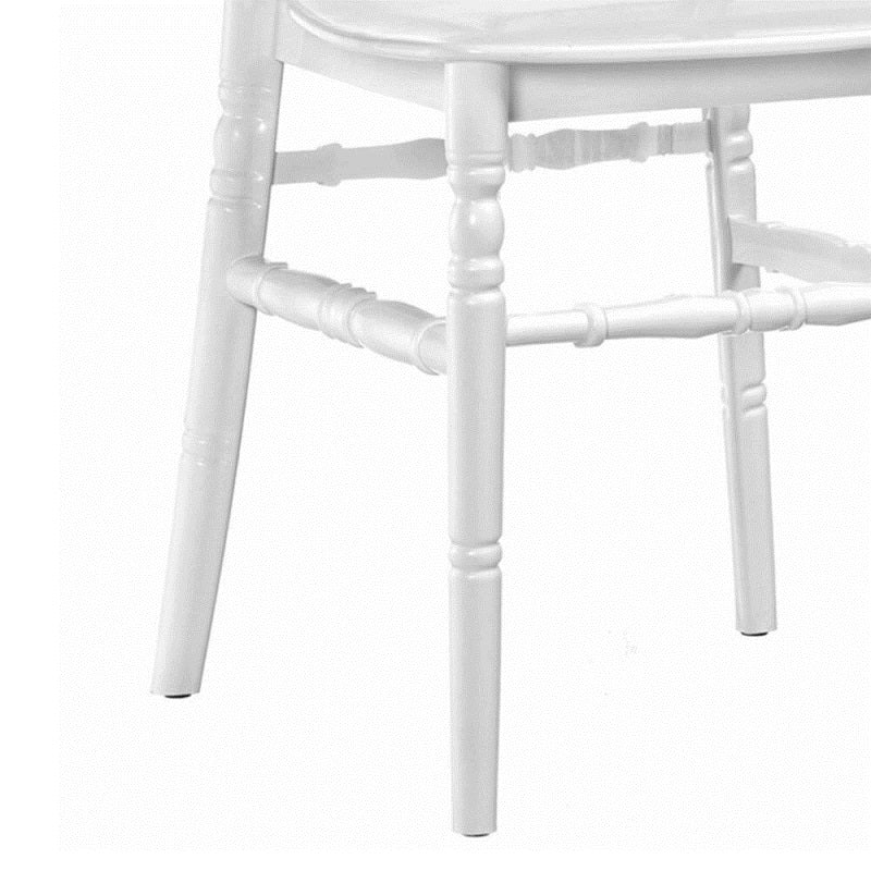 Sedia Chiavarina bianca in resina 6
