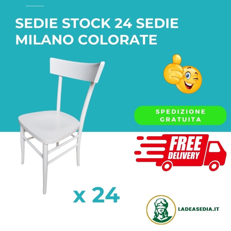 Sedie Stock 24 Sedie Milano Colorate 3