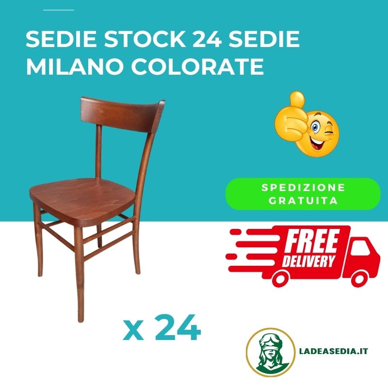 Sedie Stock 24 Sedie Milano Colorate 5