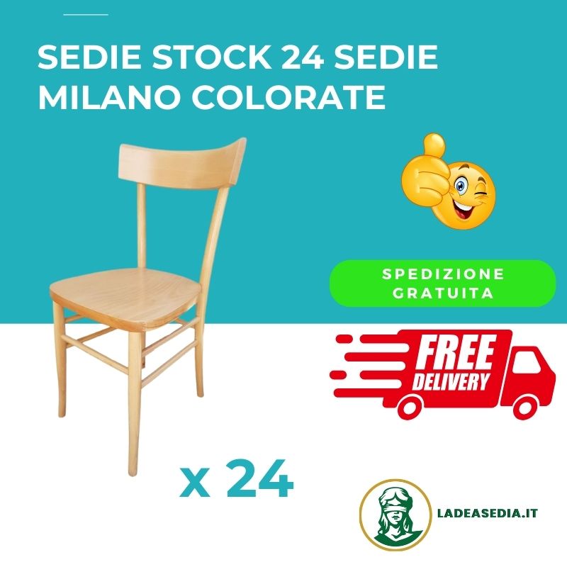 Sedie Stock 24 Sedie Milano Colorate 6