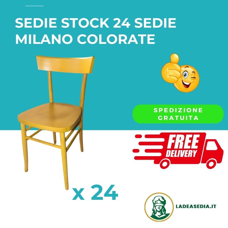 Sedie Stock 24 Sedie Milano Colorate 7